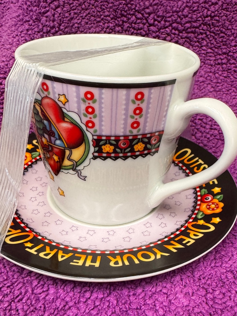 Mary Engelbreit cup and saucer collectible